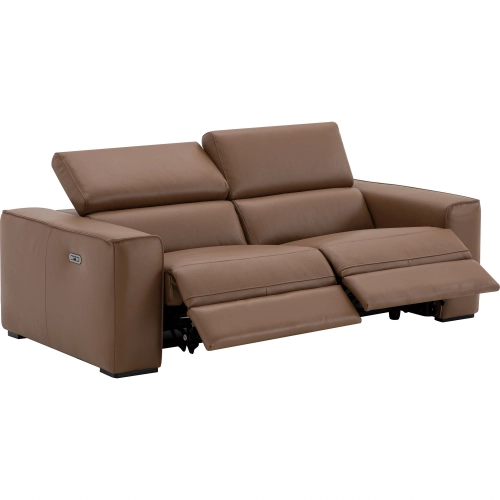 Picasso Power Motion Loveseat in Caramel Top Grain Leather